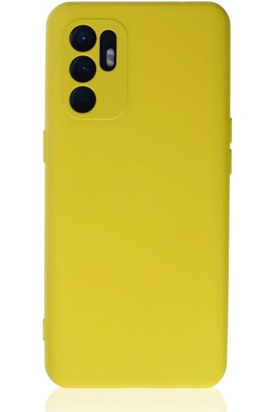Generic Brand Oppo Reno 6 Compatible Case Nano Velvet Silicone - Yellow