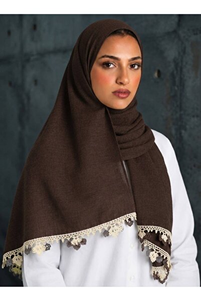 Veil Designer طرحة بوال شغل تركي بقماش ياباني شغل يدوي تطريز كروشيه المقاس : ...