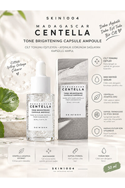Skin1004 Madagascar Centella 30 ml – Aydınlatıcı, Nemlendirici ve Cilt Tonunu...