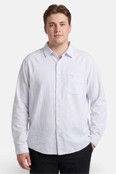 Magaschoni Men Regular Fit Micro Stripe Long Sleeve Casual Shirt, Multicolor