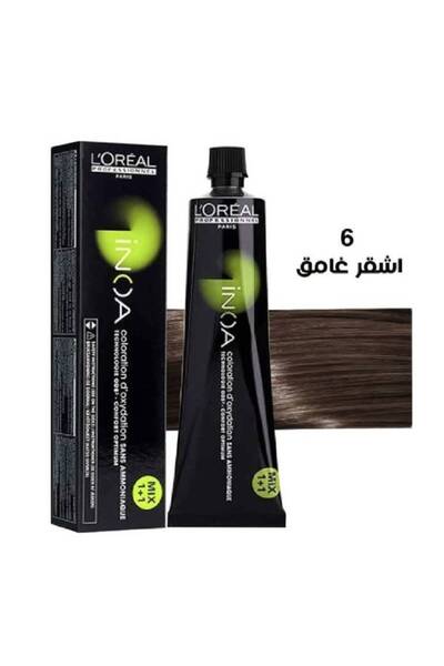 L'oreal Professionnel iNOA Ammonia-Free Hair Color - Shade 6 (60g)