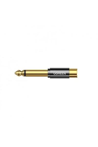 Ugreen Adaptor audio 80731 AV169 Jack 6.35 mm tata la RCA mama auriu