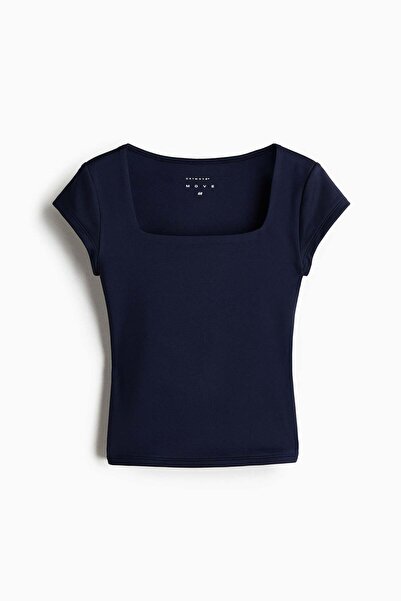 H&M Square neck sports top with DryMove™