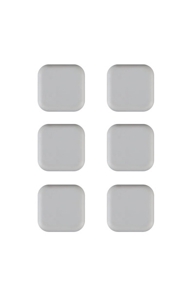 Choice Grey-6pc Door Stopper Silicone Handle Bumpers Self Adhesive Mute Anti-...