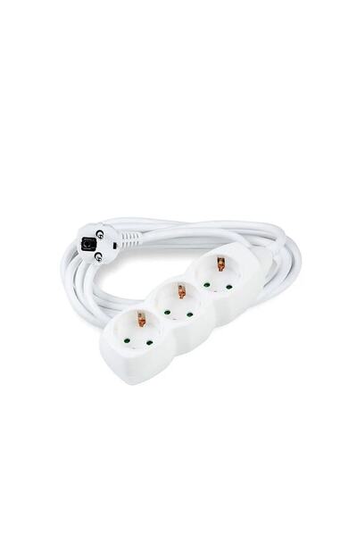 Technik Prelungitor cu 3 prize, cablu 3x1.5mm², 1.5m, alb EXTS-3S1.5M-THK