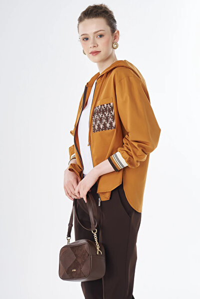 KYR Hooded Lyocell Cotton Jacket Orange