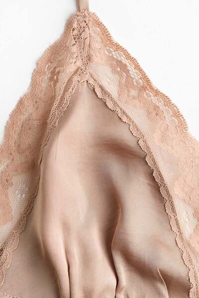 H&M Soft viscose satin bra
