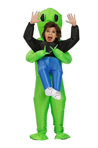 VUCATIN Alien Inflatable Suit Halloween Costume Props Christmas Role-Playing ...