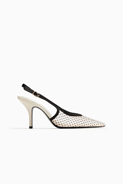 H&M Heeled mesh slingbacks