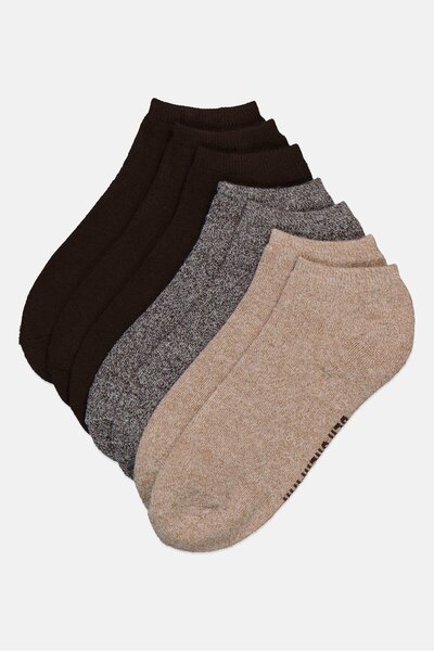 Ben Sherman Men 7 Pairs Brand Logo Ankle Socks, Multicolor