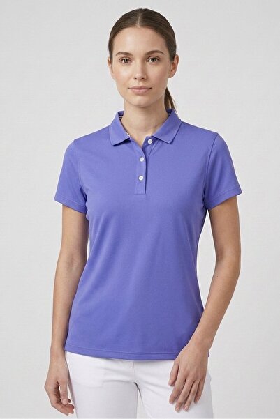 FootJoy Women Sportswear Fit Short Sleeve Golf Polo Shirt, Royal Blue