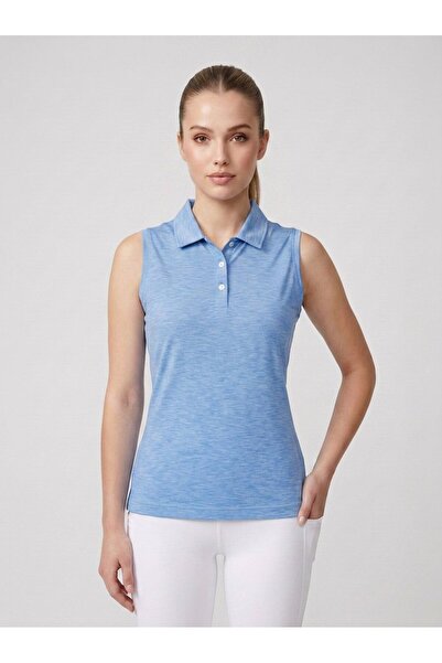 FootJoy Women Sportwear Fit jersey Sleeveless Golf Top, Blue