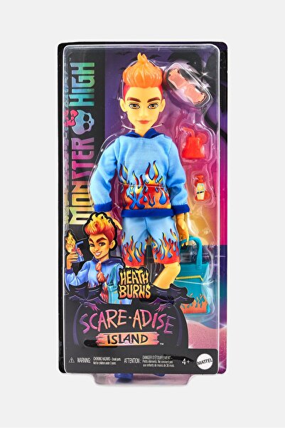 MONSTER HIGH Scare-adise Island Heath Burns Doll with Flame Hoodie