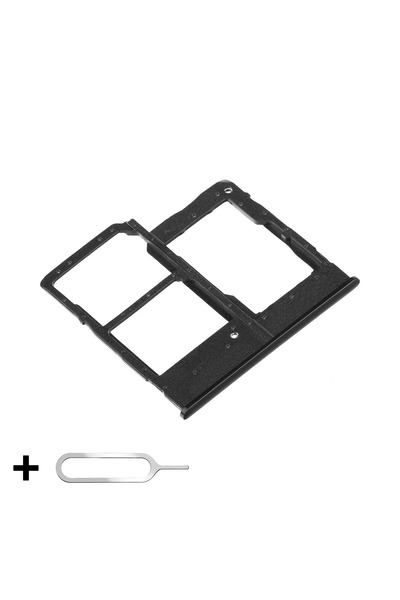 OEM Θήκη/Δίσκος κάρτας SIM για Samsung A20e (A202), Διπλή SIM με υποδοχή κάρτ...
