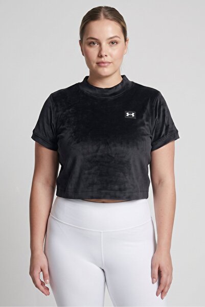 Under Armour Women Fitted Short Sleeve Outdoor Top, Black