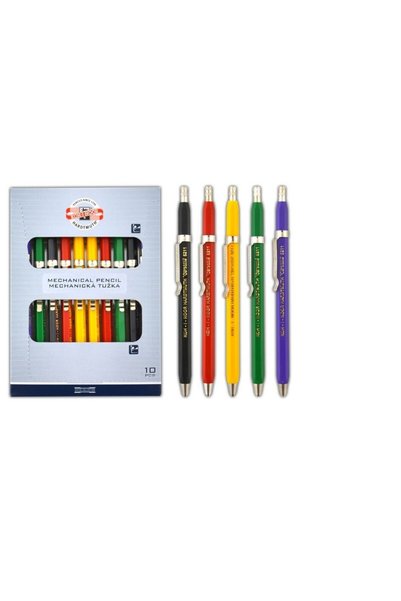 Koh-i Noor Creion mecanic, din plastic, hexagonal, 2 mm, versatil