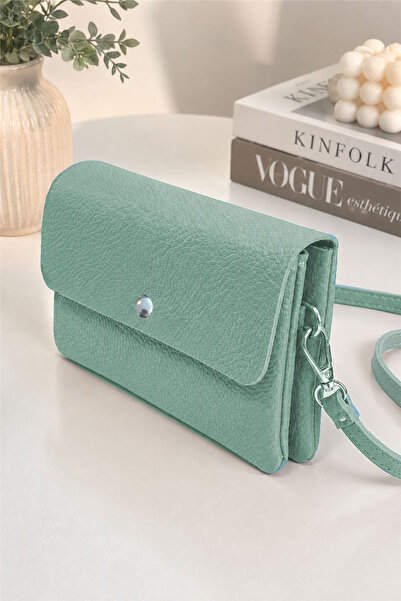 HomeStore Envelope Cover Snap Fastener Shoulder Strap Cover Wallet