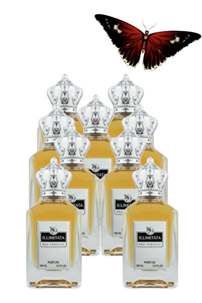 ILLIMITATA 9 قطع عطر التبغ الأحمر 100 مل