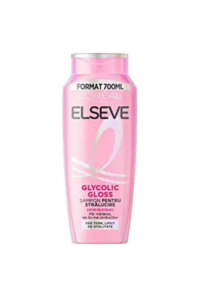 L'Oreal Paris Elseve Șampon cu acid glicolic pentru strălucirea părului, 700 ml