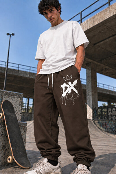 DAXİS Sportwear Company MUŠKE OVERSIZED TRENERKE SA ŠTAMPANIM OPUŠTENIM ELAST...