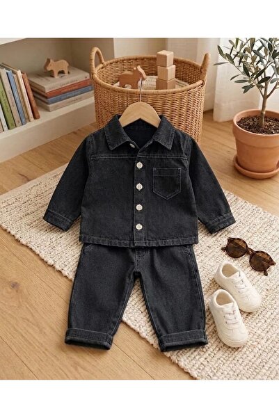 Valia Baby Denim 2 Piece Set Baby Boy