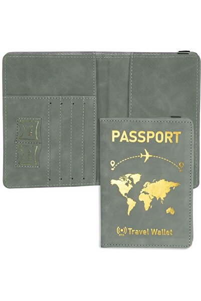 GENERAL Storright Unisex Pu Leather Wallet in Trendy Grey Color with Rfid Blo...