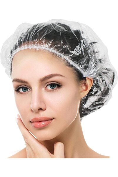 SASHA 100 Piece Shower Cap Set Clear