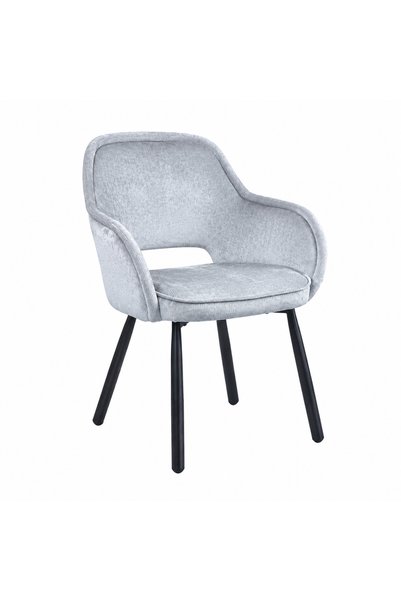 Generic Light Gray Fabric Chair