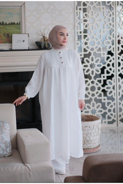 LİNA Müslin Pantalonlu takım