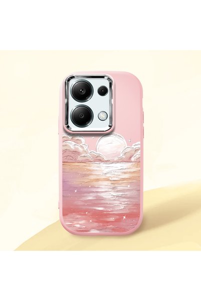 ucuc Redmi Note 13 Pro 4g Compatible Shock-Absorbing Camera Protected Pink Si...