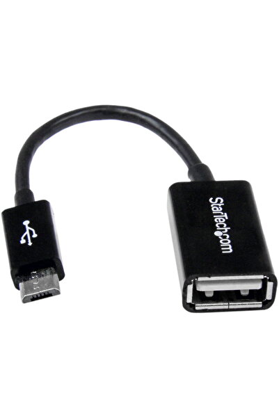 startech Adaptor OTG Host Micro USB la USB de 5 inch - Adaptor cablu Host On-...