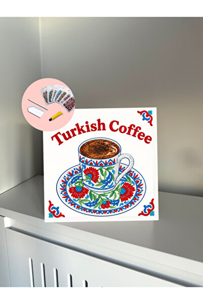 YADA Türk Kahvesi - Rhinestone Kit, Diamond painting, Kristal Taş Yapıştırma ...