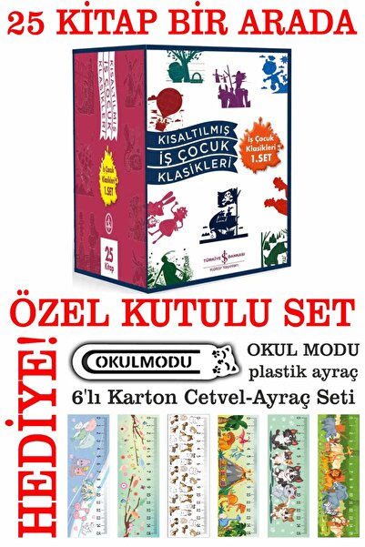 TÜRKİYE İŞ BANKASI KÜLTÜR YAYINLARI Kısaltılmış İş Çocuk Klasikleri 1.Set – K...