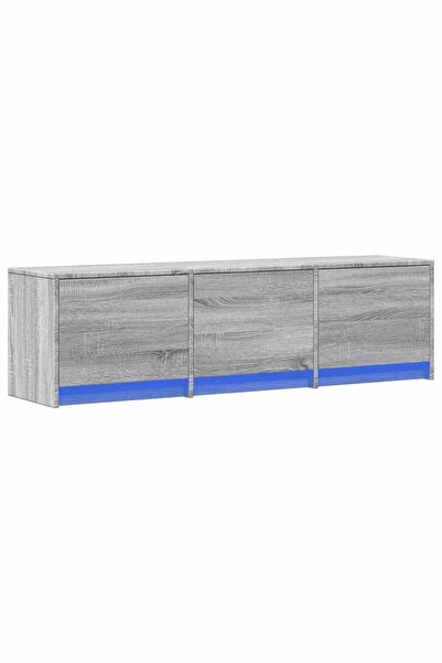 vidaxl Cabinet TV Gri Sonoma Lemn prelucrat