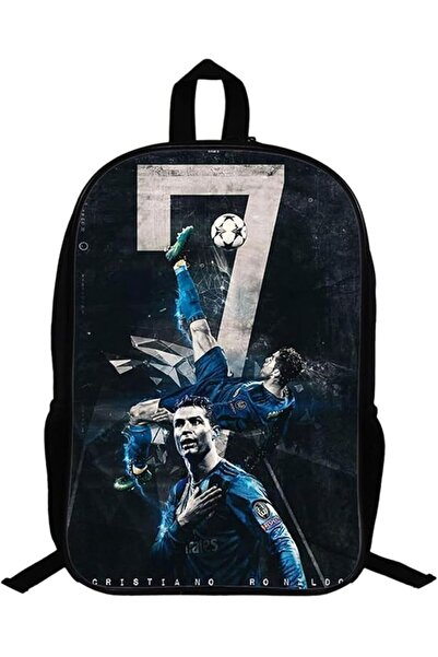 Generic C Ronaldo Children Backpack Daypack Schoolbag Teen Boys School Book bag