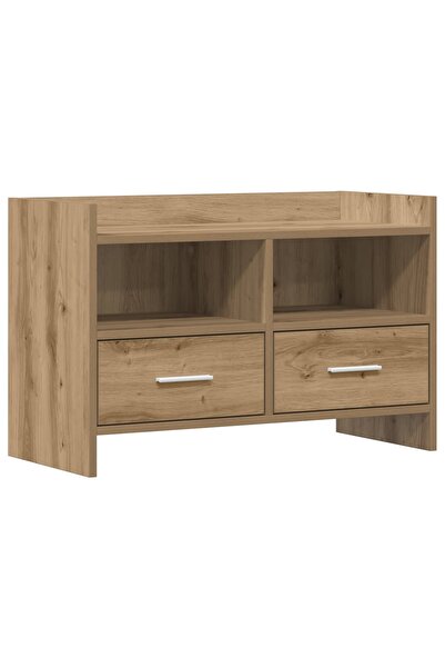 vidaxl Cabinet TV 71,5 x 33 x 47 cm Stejar Artizanal Lemn prelucrat