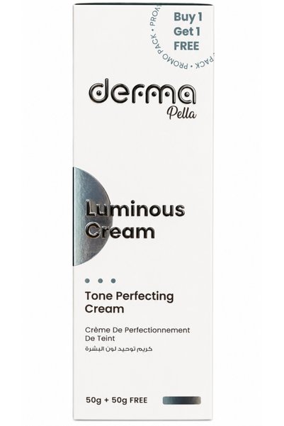 DERMA PELLA كريم تفتيح البشرة لومينوس تون بيرفكتينج 50 جرام عبوة ترويجية 1+1 ...