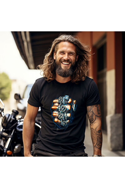 OKTANE Tricou Streetwear Urban model 96 negru XS