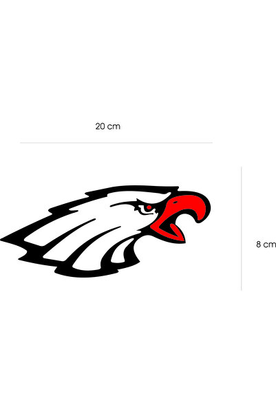 kartal sticker 20x8 cm