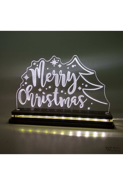 Generic Brand Φωτιστικό LED "Merry Christmas Tree" W00626