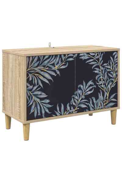 vidaxl Comodă TV DOKKUM 69 x 33 x 50 cm Lemn prelucrat Sonoma
