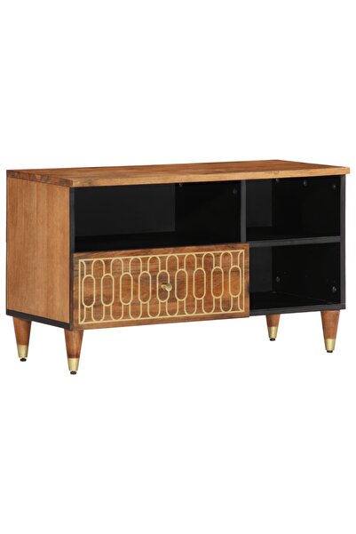vidaxl Dulap TV, 80x33x46 cm, lemn masiv de mango
