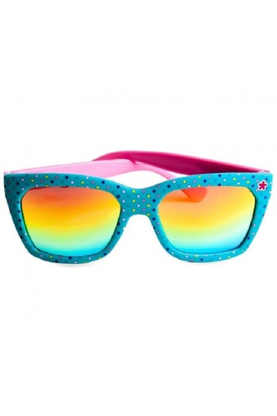 Martinelia Rainbow children's sunglasses with UV400, turquoise-pink