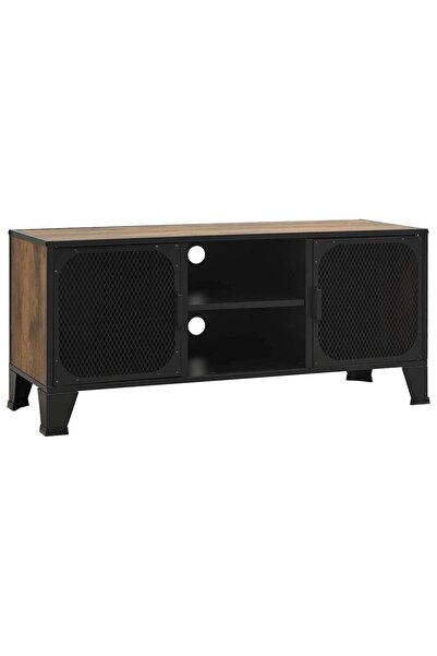 vidaxl Dulap TV ,maro,105x36x47 cm,metal și MDF