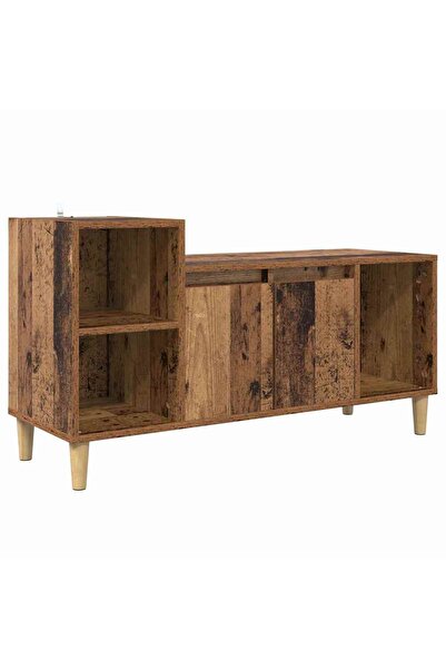 vidaxl Cabinet TV 100 x 35 x 55 cm Lemn Vechi Lemn prelucrat