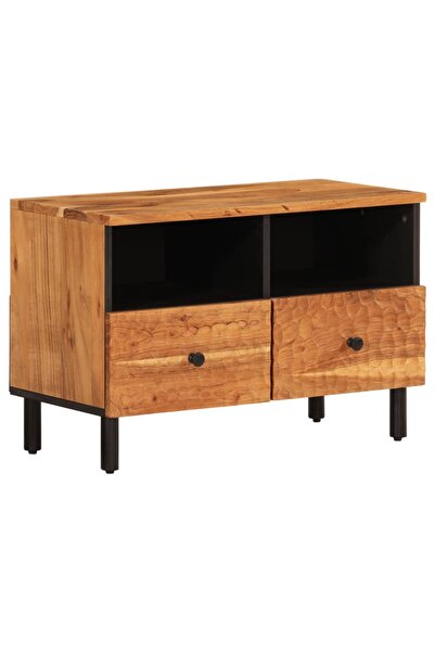 vidaxl Comodă TV, 70x33x46 cm, lemn masiv de acacia