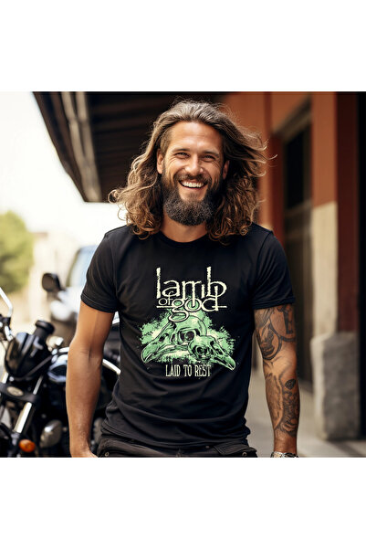 OKTANE Tricou Lamb of God model 9 negru 3XL