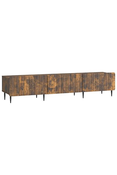 vidaxl Cabinet TV Stejar fumuriu 147 x 34,5 x 32 cm Lemn prelucrat