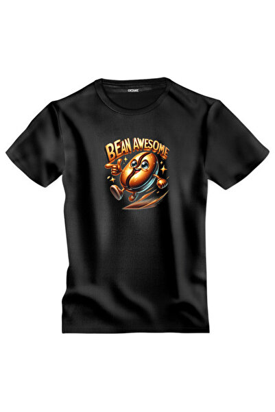 OKTANE Tricou, Oktane, Bean awesome coffee model 1, bumbac, negru, 3XL