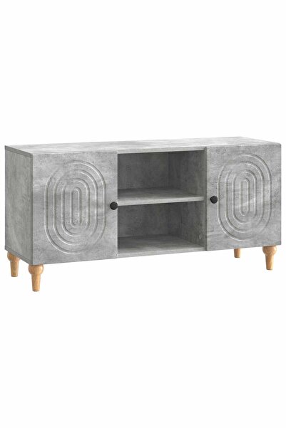 vidaxl Cabinet TV Gri Beton 102 x 34,5 x 50 cm Lemn prelucrat